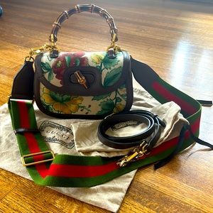 Gucci bag with bamboo handle